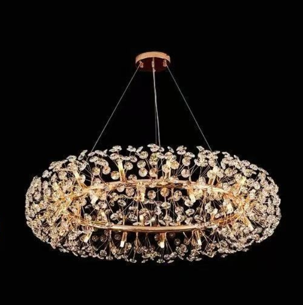 Dandelion crystal pendant light luxury living room light bedroom dining room high-end crystal pendant light modern creativity - Image 4
